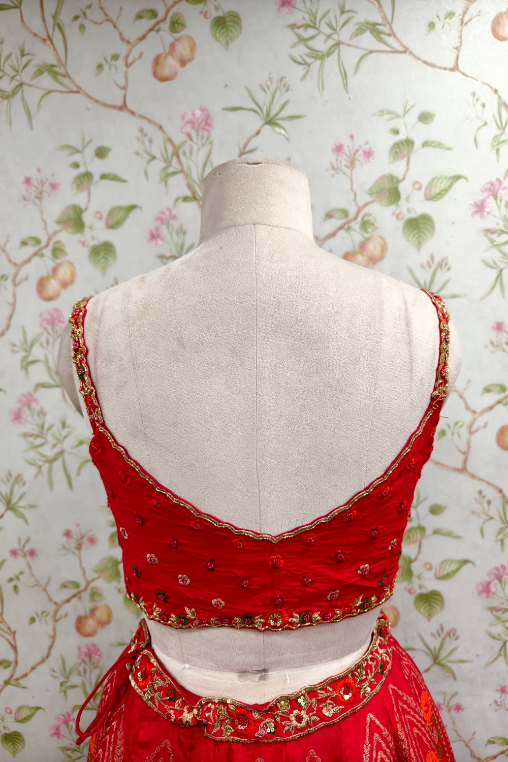 Classic Bright Red Lehenga - Traditional Designer Bridal Wear