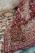 Red Bridal Lehenga with Heavy Intricate Embroidery - Designer Wedding Ensemble