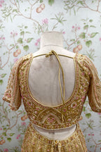 Golden Shade Lehenga with Heavy Embroidery - Designer Ethnic Wear