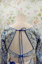 Zari work Embroidered Lehenga choli