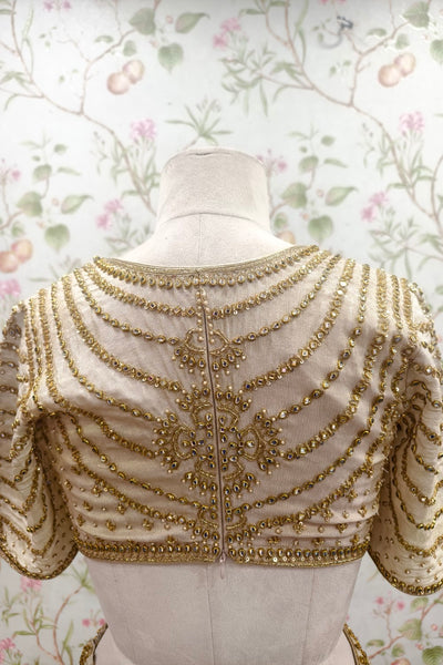 Gold work Zari lehenga