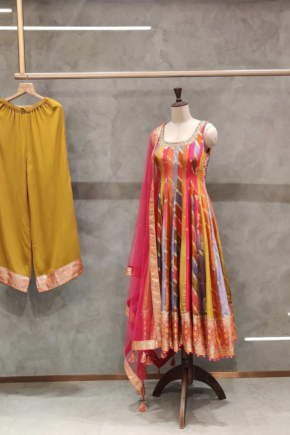 Radiant Multicolor Anarkali Main image