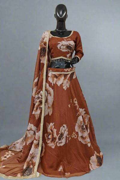 Mesmersing yellow organza lehenga