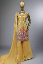 Classy sequins sharara suit with soft dupatta