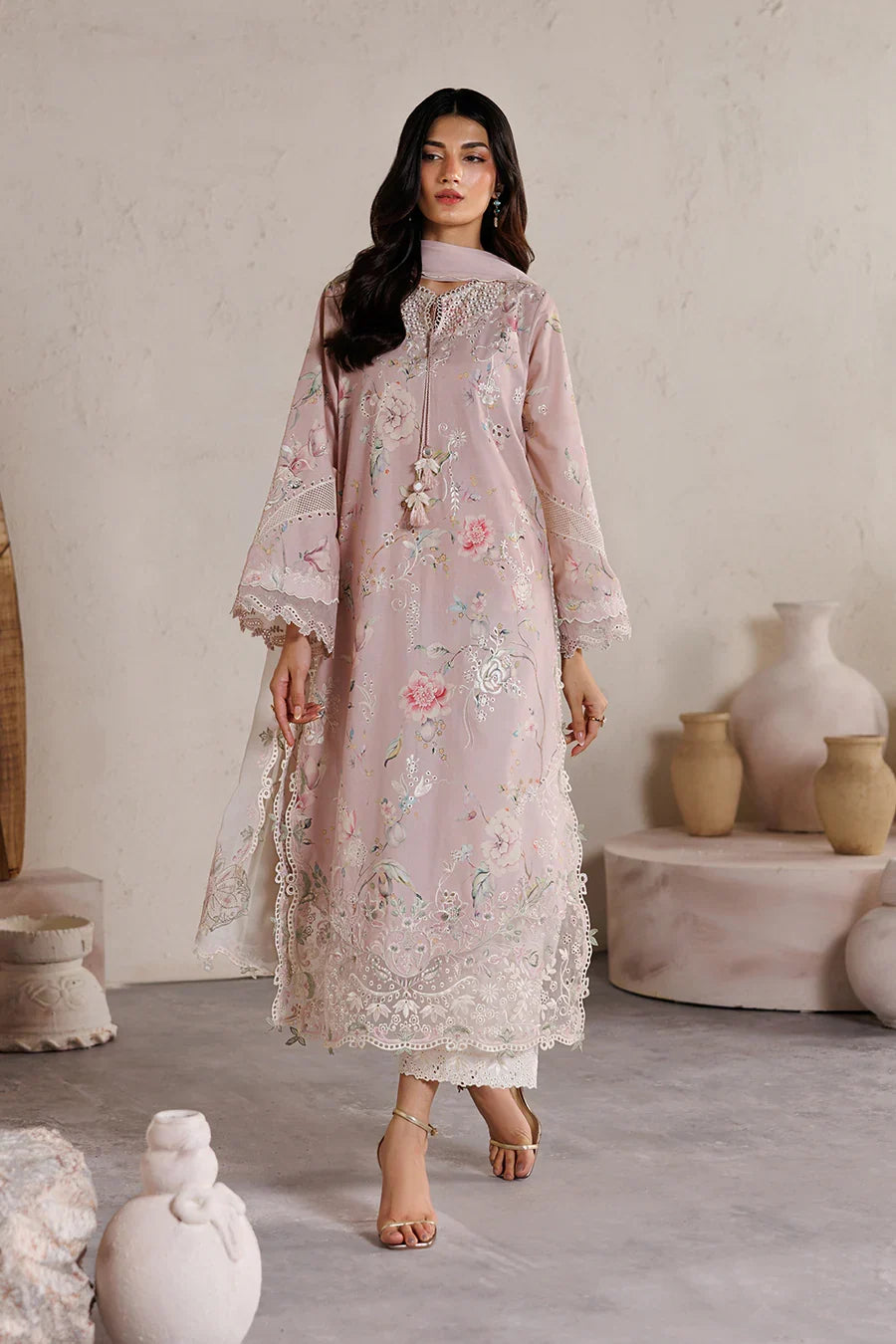 Iznik | Festive Lawn '26 | IBE-12 Embroidered Lawn