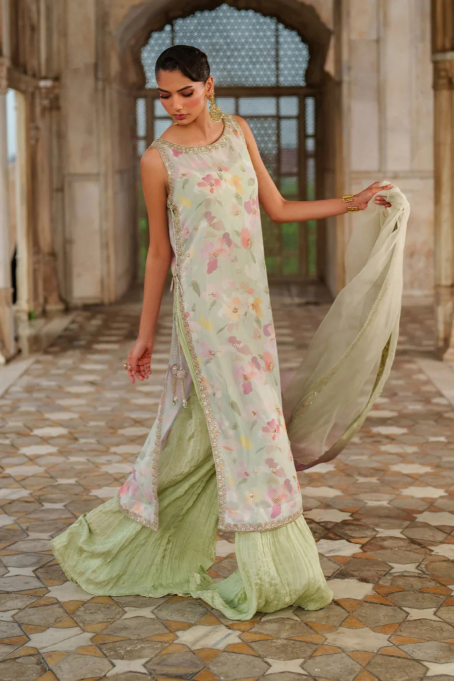 Iznik | Printed Formals ‘25 | UE-549 Printed Chiffon