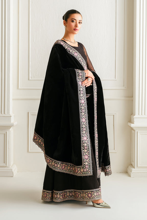 Baroque | Luxury Pret 25 | EMBROIDERED CHIFFON PR-1019