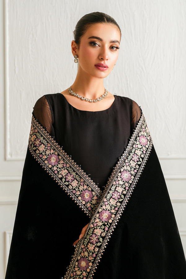 Baroque | Luxury Pret 25 | EMBROIDERED CHIFFON PR-1019