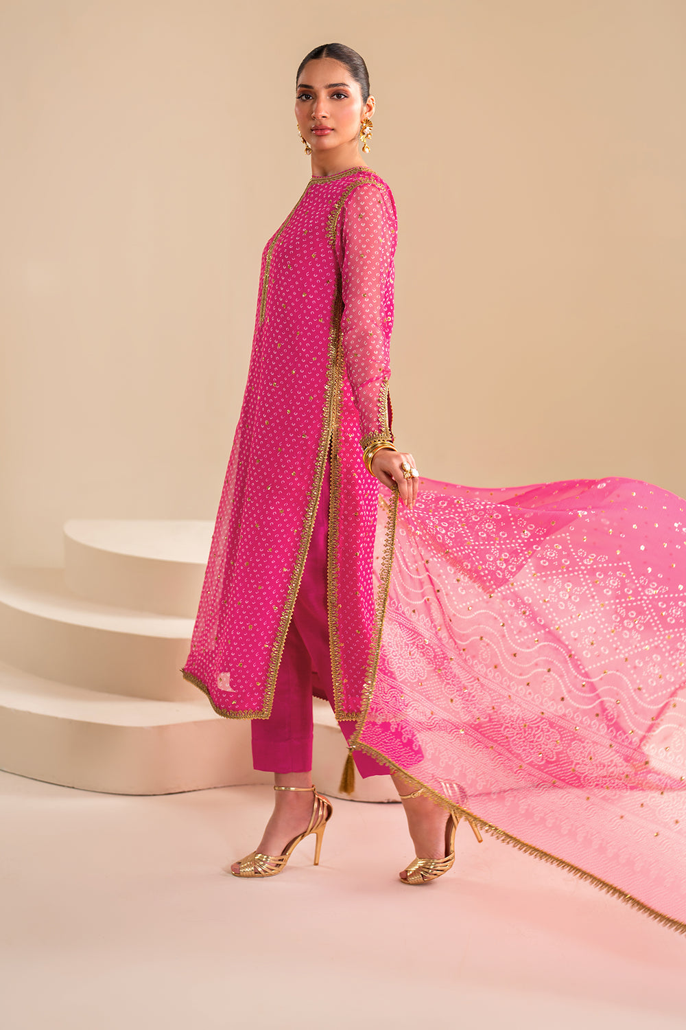Baroque | Formals Collection | EMBROIDERED CHIFFON UF-626