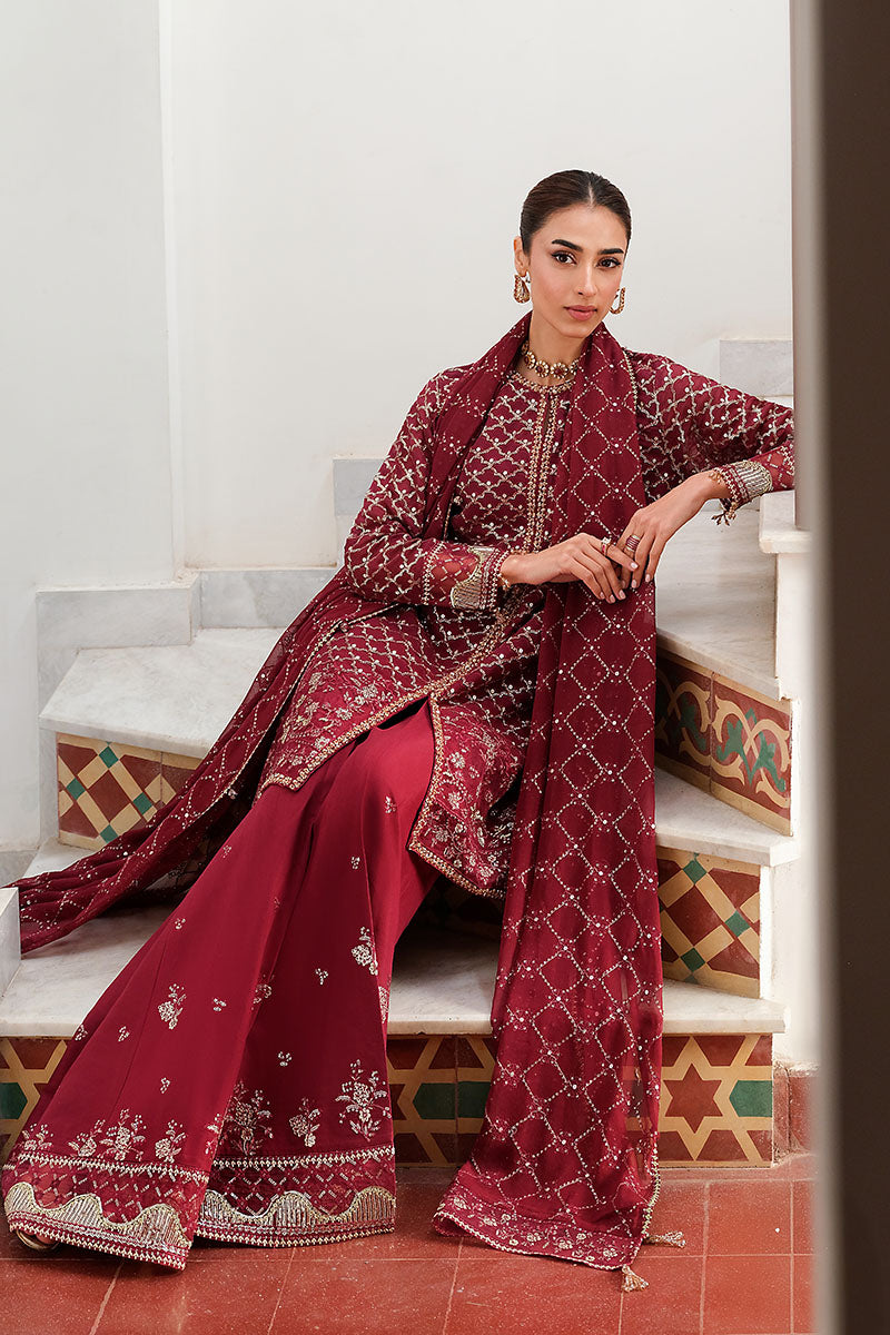 Cross Stitch | RTW Wedding Collection | CRIMSON CASCADE