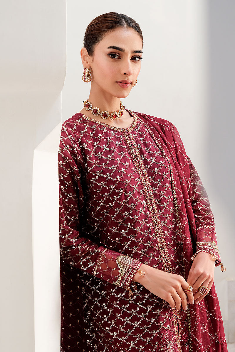 Cross Stitch | RTW Wedding Collection | CRIMSON CASCADE