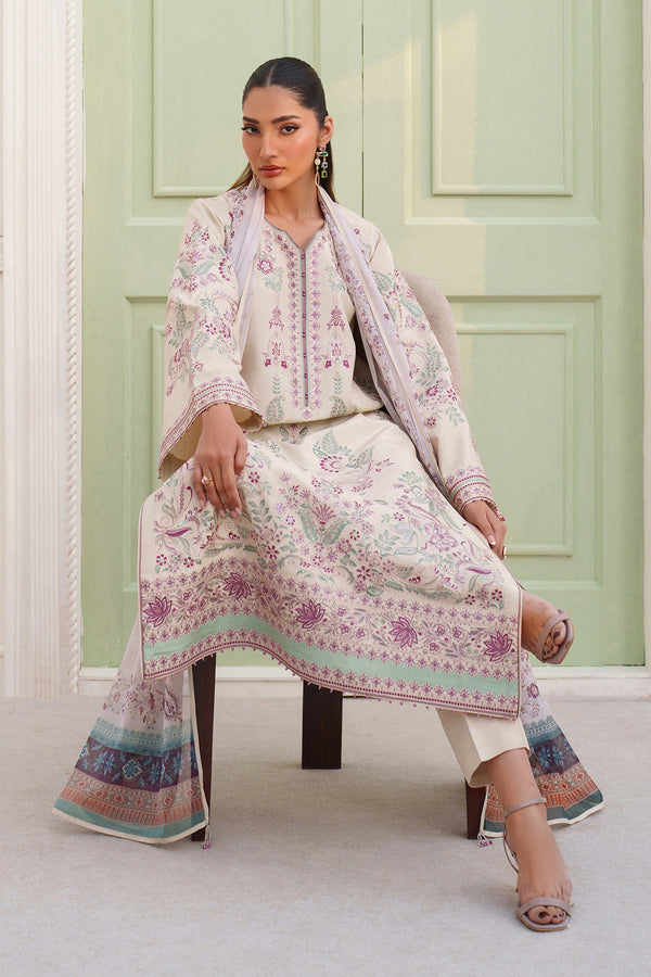 Baroque | Formals Collection | EMBROIDERED RAW SILK UF-4385