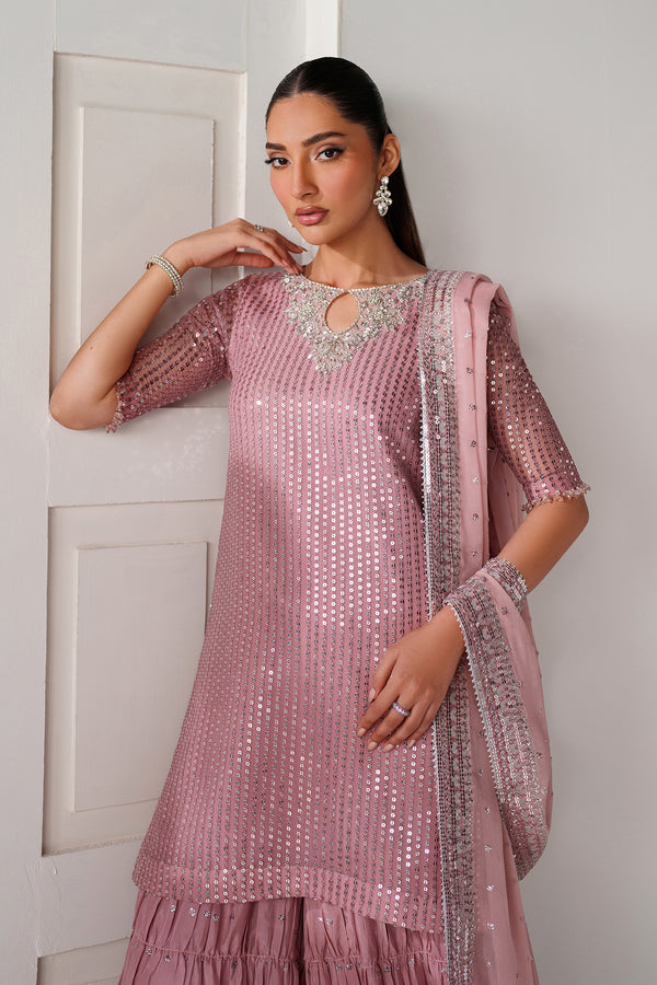 Baroque | Formals Collection | EMBROIDERED CHIFFON UF-4388