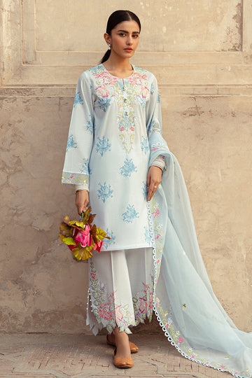 Cross Stitch | Premium Lawn 24 | DAWN MIST