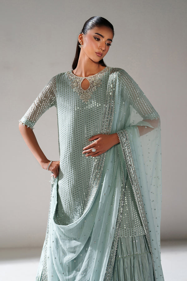 Baroque | Formals Collection | EMBROIDERED CHIFFON UF-4389