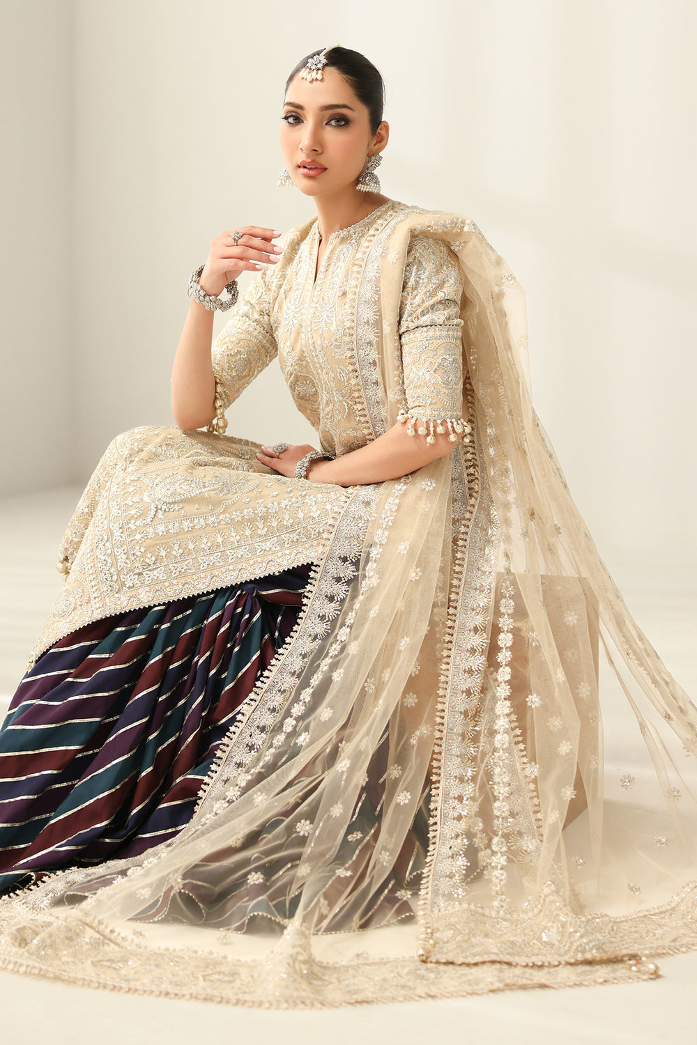Baroque | Formals Collection | EMBROIDERED NET UF-4183
