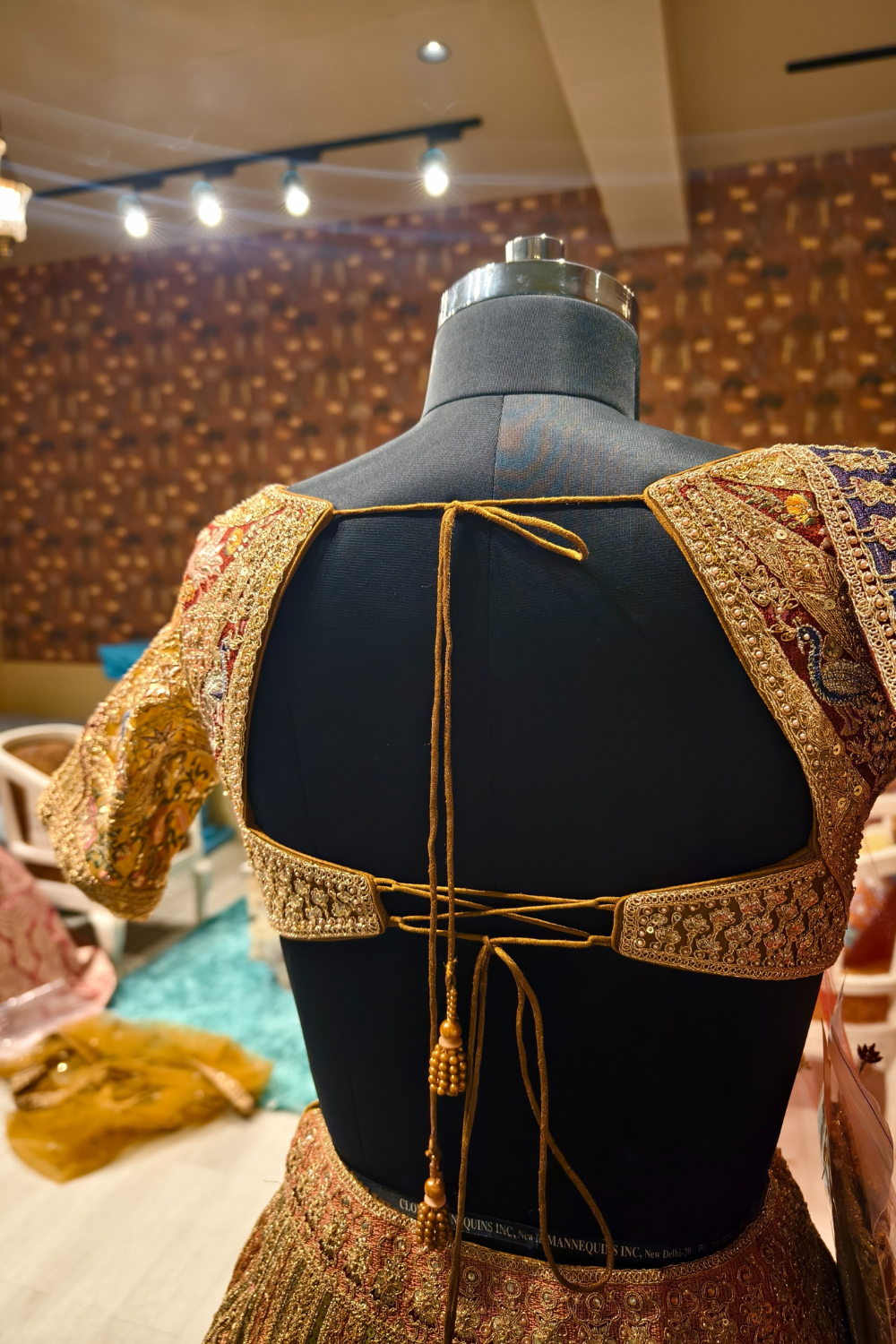 Gold on Gold Exquisite Lehenga with Detailed Embroidery