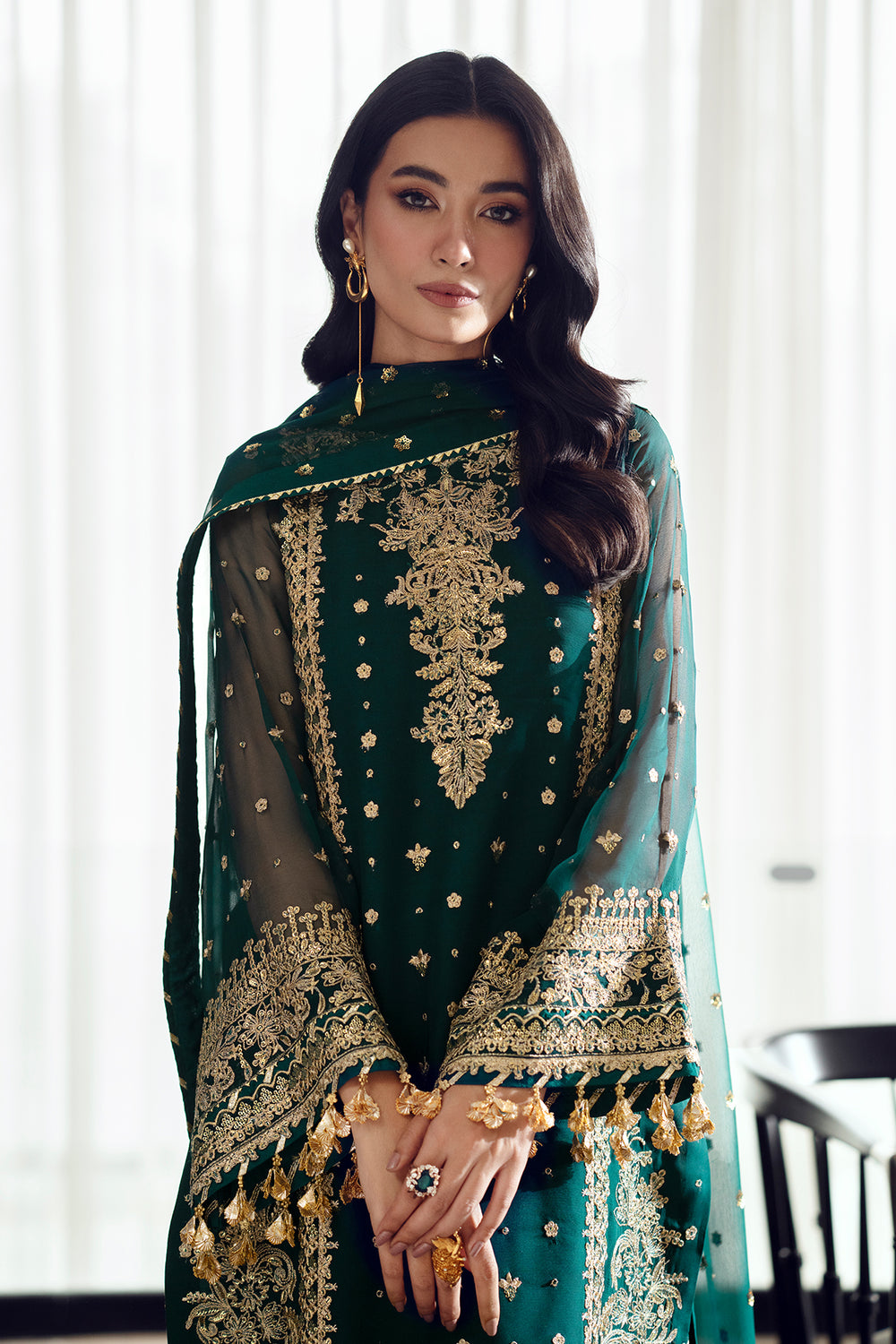 Baroque | Formals Collection | EMBROIDERED CHIFFON UF-505