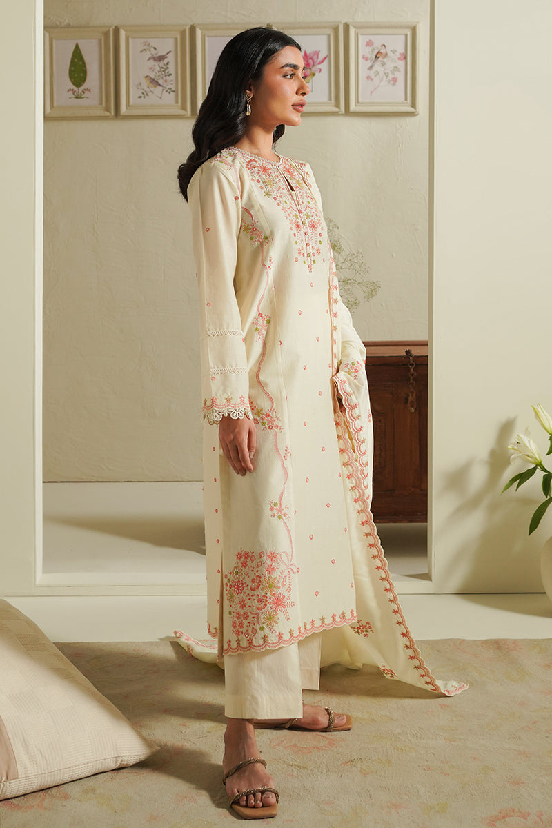 Cross Stitch | Mahiri Embroidered Lawn 24 | IVORY BLOSSOM