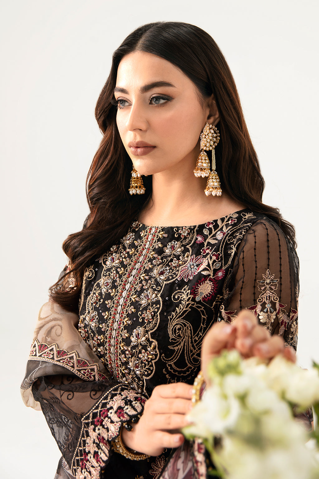 Ramsha | Minhal Organza Collection | M-1105
