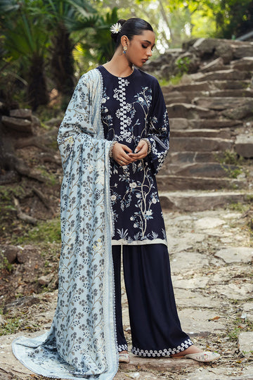 Cross Stitch | Khaddar Linen 25 | OCEAN BREEZE