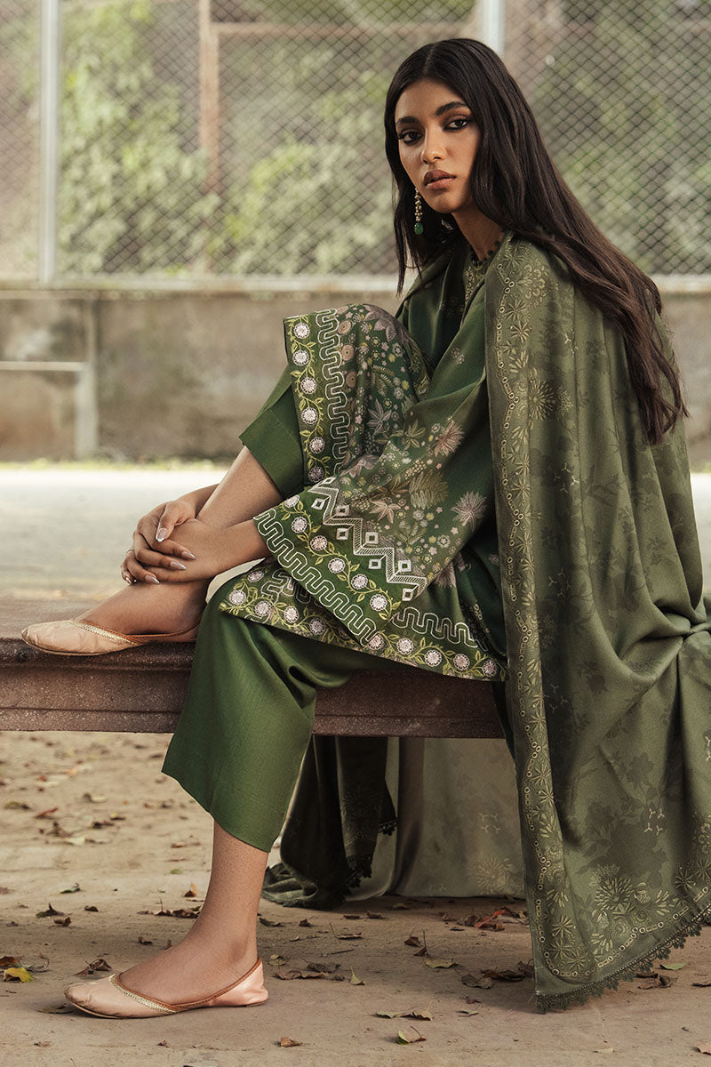 Cross Stitch | Khaddar Linen 25 | WHISPERING PETALS