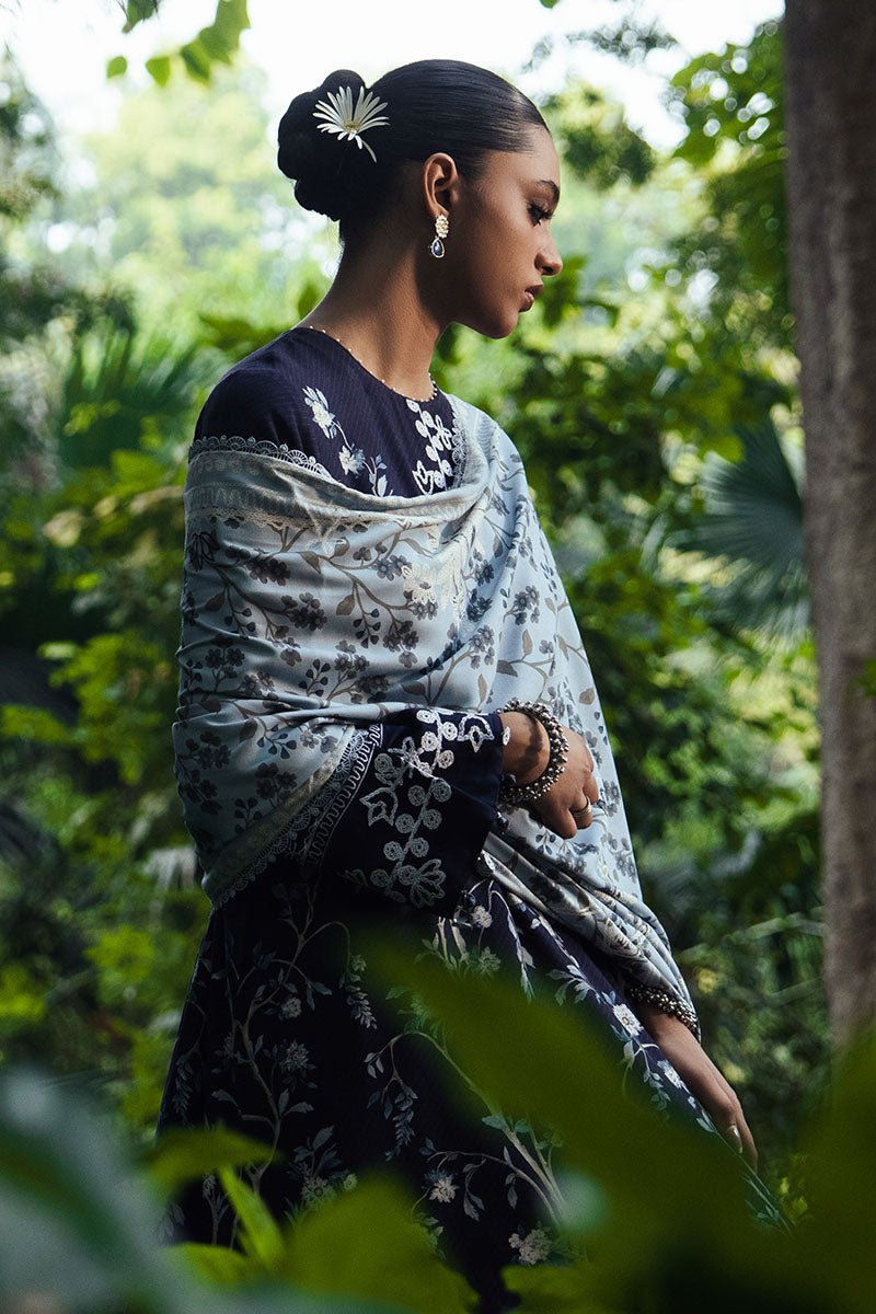 Cross Stitch | Khaddar Linen 25 | OCEAN BREEZE