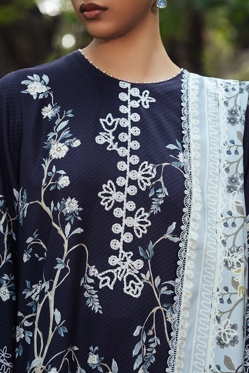 Cross Stitch | Khaddar Linen 25 | OCEAN BREEZE