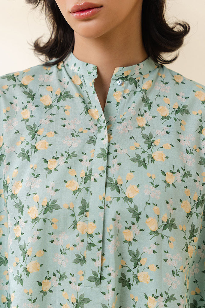 Cross Stitch | Daily Wear | AQUA MINT