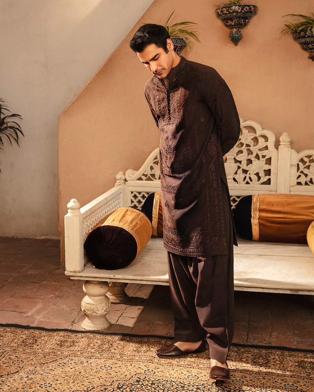 Pakistani Menswear | Faiza Saqlain | Bijan