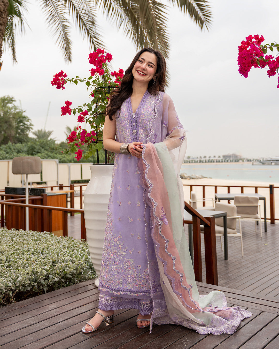 Faiza Saqlain | Aya Luxury Lawn | Suela