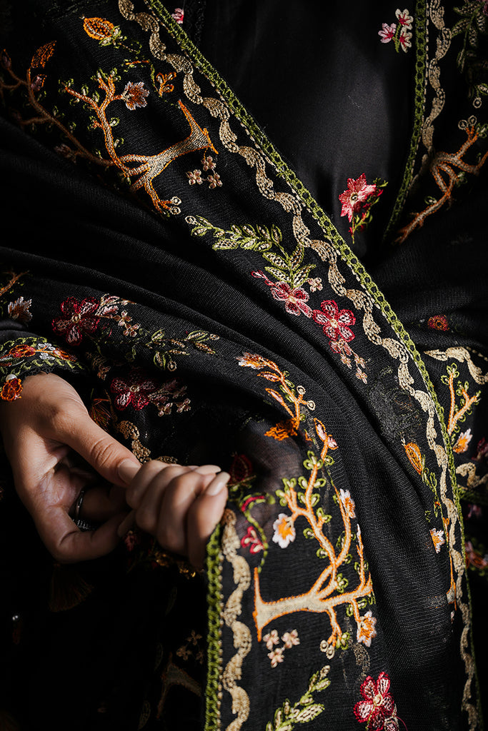 Cross Stitch | Satin De Luxe | RAVEN BLOSSOM