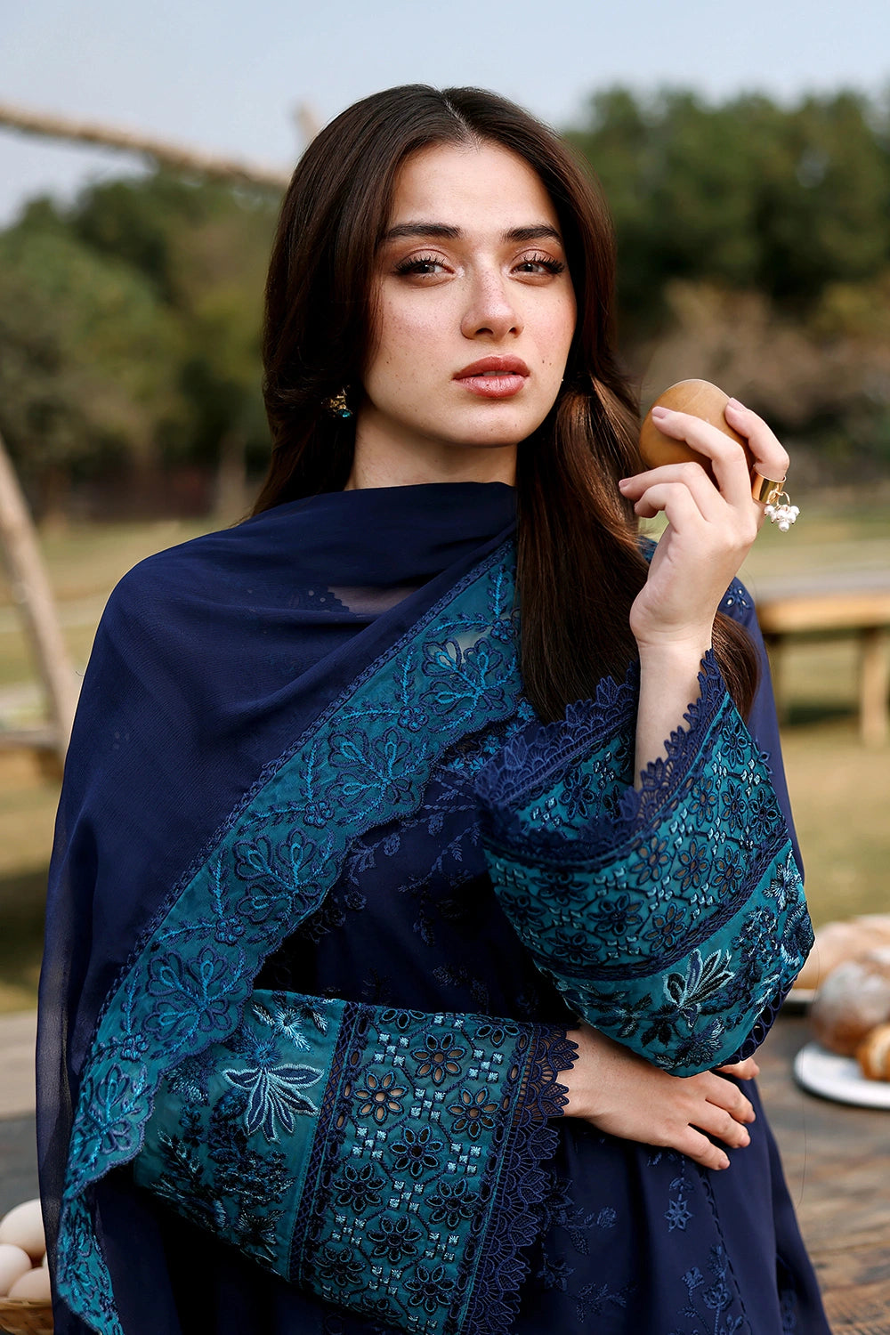 Azure | Luxury Lawn 26 | Blueberry