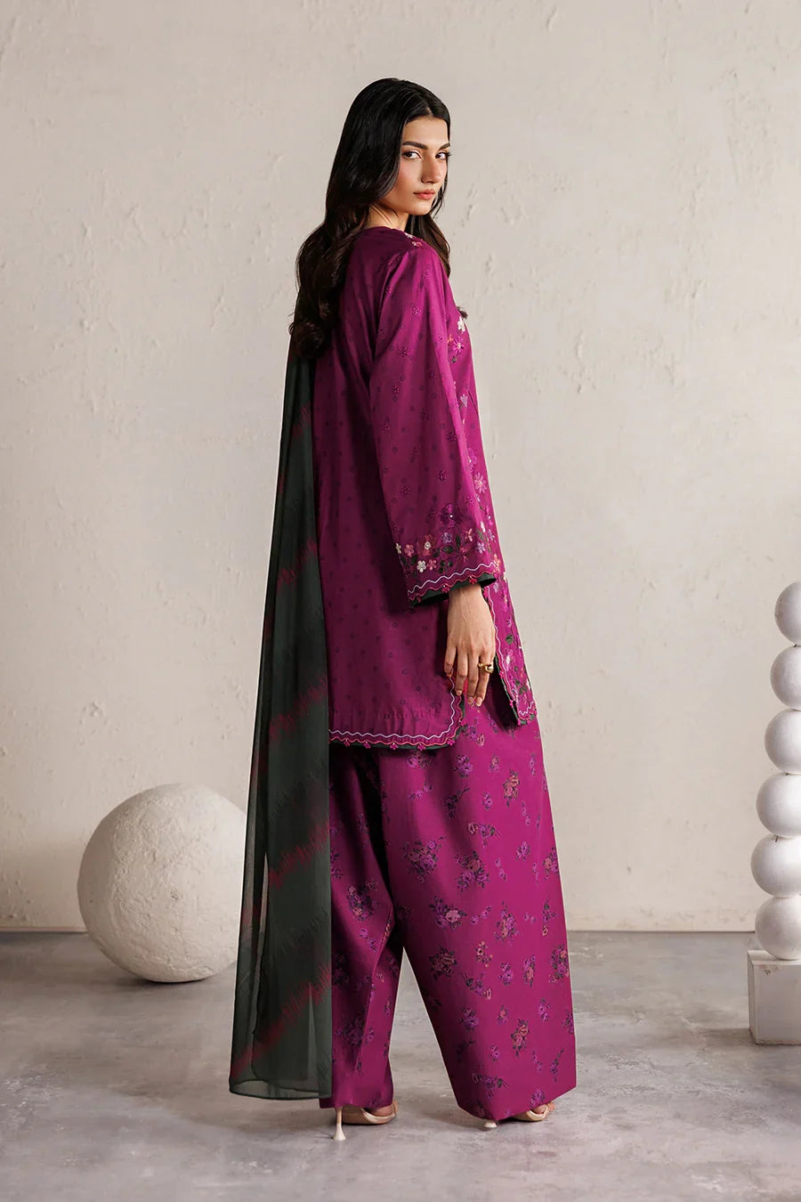 Iznik | Festive Lawn '26 | IBE-01 Embroidered Lawn