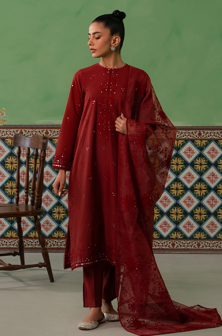 Cross Stitch | Mahiri Embroidered Lawn 24 | ROSE FLORINE