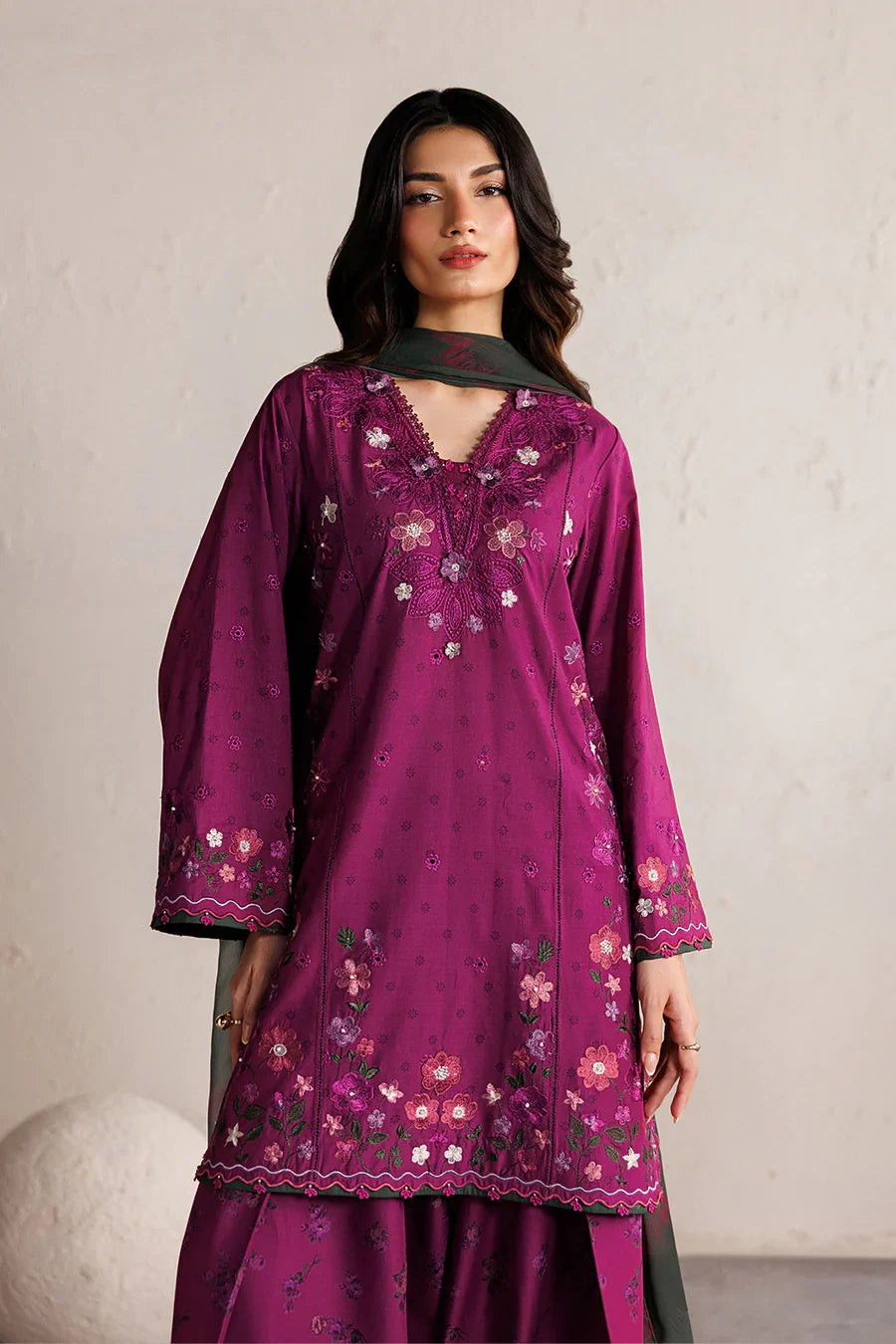 Iznik | Festive Lawn '26 | IBE-01 Embroidered Lawn