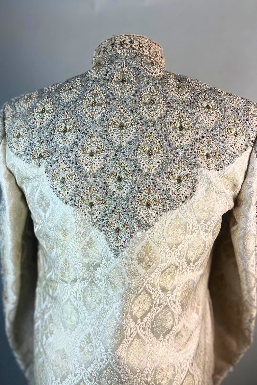 Royal Gold Embroidered Sherwani