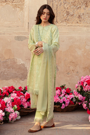 Cross Stitch | Premium Lawn 24 | MISTED GREEN