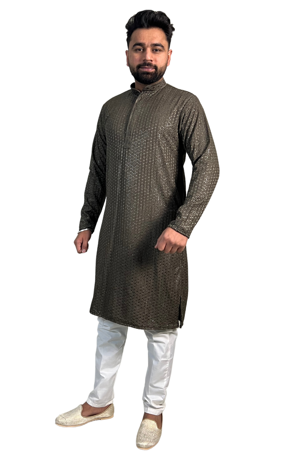 CHARCOAL CHICKEN KARI KURTA