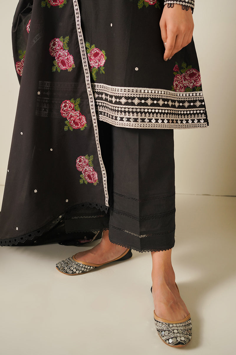 Cross Stitch | Mahiri Embroidered Lawn 24 | MIDNIGHT MELODY