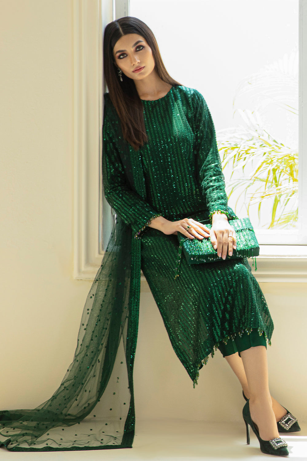 Baroque | Formals Collection | EMBROIDERED NET UF-386