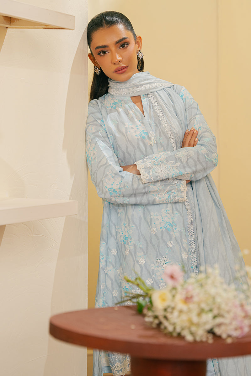 Cross Stitch | Embroidered Lawn Mahiri 24 | BALLARD BLUE