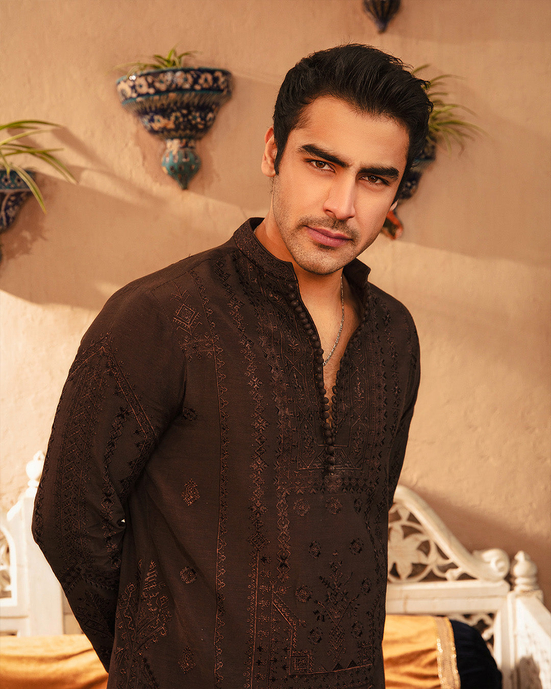 Pakistani Menswear | Faiza Saqlain | Bijan