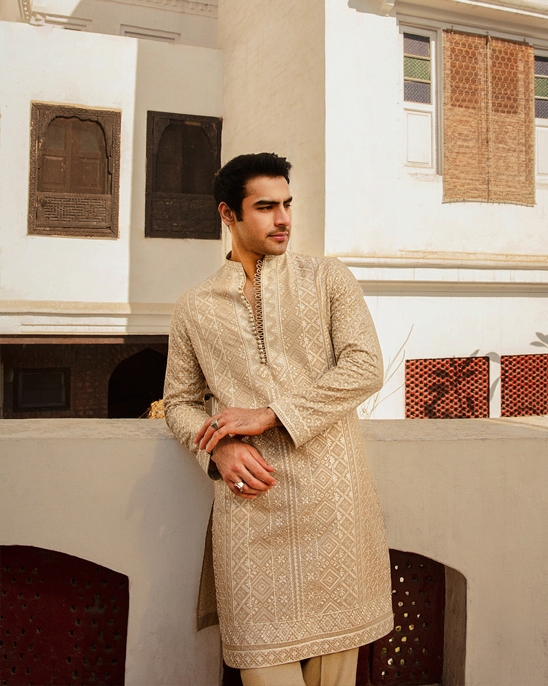 Pakistani Menswear | Faiza Saqlain | Aksel