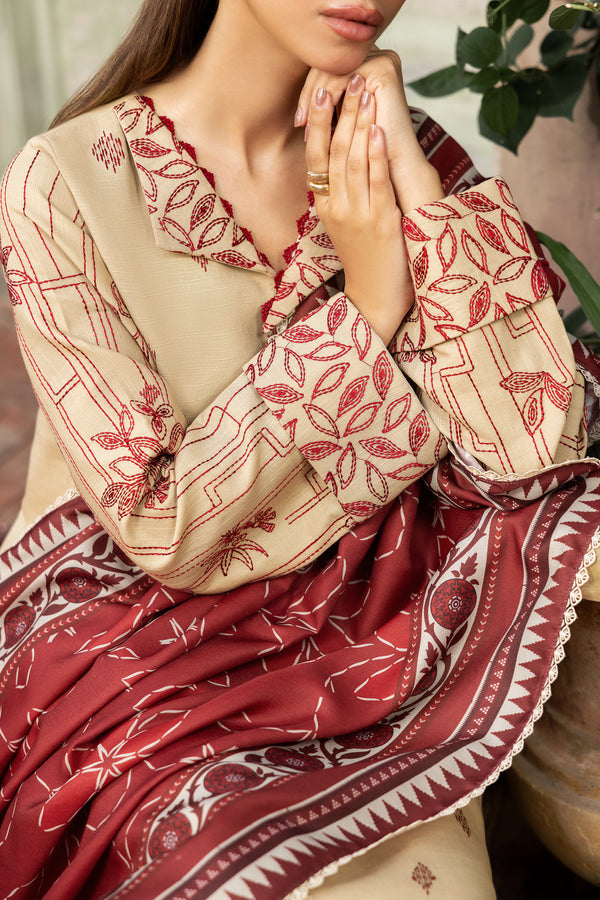 Farasha | Eminence Khaddar 25 | Sunrose