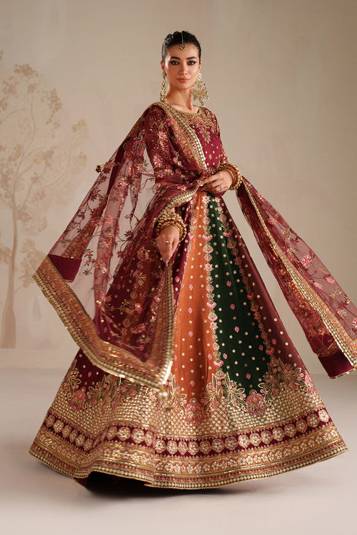 Baroque | Formals Collection | EMBROIDERED RAW SILK UF-4366