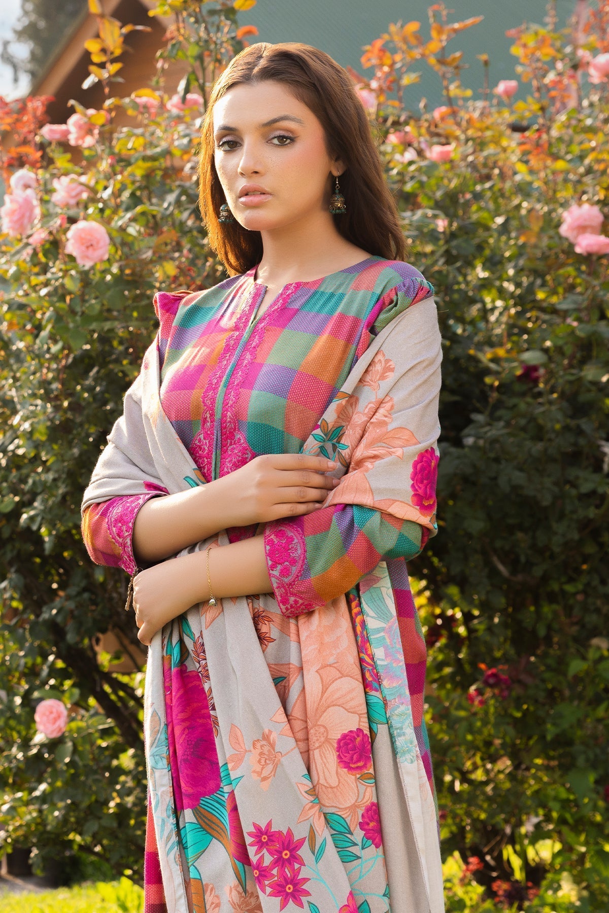 Charizma | Aniiq Embroidered Collection | STAPLE SHAWL ANW4-10
