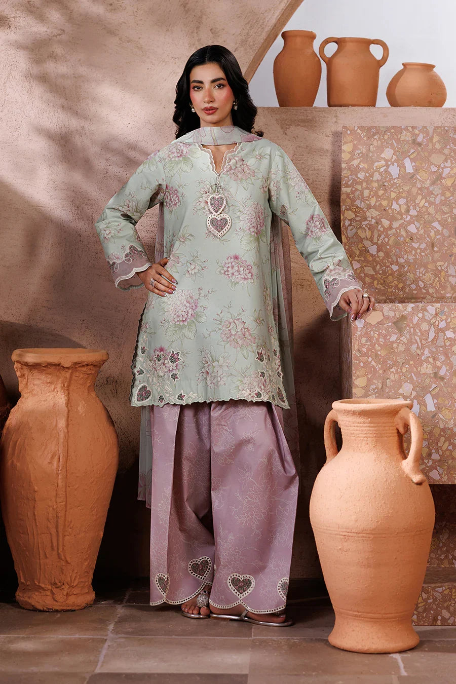 Iznik | Sunscape Lawn '26 | UE-714 Printed Lawn