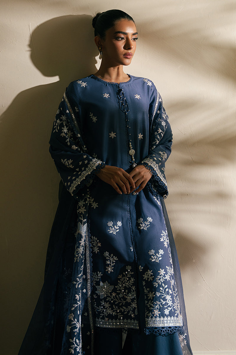 Cross Stitch | Embroidered Lawn Mahiri 24 | CRYSTAL FLORA