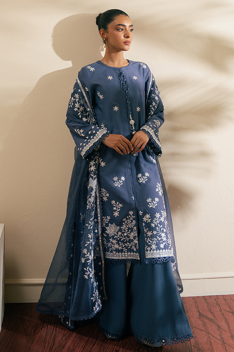 Cross Stitch | Embroidered Lawn Mahiri 24 | CRYSTAL FLORA
